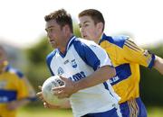 20 May 2007; Mick Ahearne, Waterford, in action against Gary Brennan, Clare. Bank of Ireland Munster Senior Football Championship Quarter-Final, Waterford v Clare, Fraher Field, Dungarvan, Co. Waterford. Picture credit: Matt Browne / SPORTSFILE