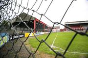 21 April 2007; A general view of &quot; THE CAGE &quot;, Stand at Solitude, soon to be demolished. Carnegie Premier League, Cliftonville v Glentoran, Solitude, Belfast, Co. Antrim. Picture credit; Russell Pritchard / SPORTSFILE