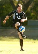 25 May 2007; Geordan Murphy practices his ball control during the Captain's Run. Santa Fe Rugby Club, Santa Fe, Argentina. Picture credit: Pat Murphy / SPORTSFILE