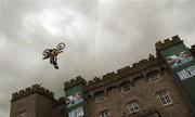 25 May 2007; A general view of a Red Bull X-Fighter practicing his entrance for the 2007 Red Bull X-Fighters event taking part in Slane Castle, Slane, Co. Meath. Picture credit: Brian Lawless / SPORTSFILE