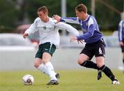 25 May 2007; Conor Devereux, Republic of Ireland A, in action against Scott McCullough, Northern Ireland A. U15 Celtic Tri-Nations Tournament, Home Farm FC, Whitehall, Dublin. Picture credit: Brian Lawless / SPORTSFILE