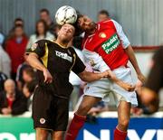 25 May 2007; Darragh Maguire, St Patrick's Athletic, in action against Fahrudin Kudozovic, Sligo Rovers. eircom League of Ireland, Premier Division, St Patrick's Athletic v Sligo Rovers, Richmond Park, Dublin. Picture credit: Matt Browne / SPORTSFILE