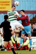 25 May 2007; Tadhg Purcell, Shamrock Rovers, in action against Brian Shelley, Drogheda United. eircom League of Ireland, Premier Division, Drogheda United v Shamrock Rovers, United Park, Drogheda, Co. Louth. Photo by Sportsfile