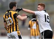 2 November 2014; Tony Kernan, Crossmaglen Rangers, and Conor Meyler, Omagh St Enda’s involved in a tussle during the game. AIB Ulster GAA Football Senior Club Championship, Quarter-Final, Omagh St Enda’s v Crossmaglen Rangers, Healy Park, Omagh, Co. Tyrone. Picture credit: Ramsey Cardy / SPORTSFILE