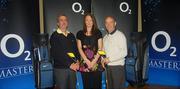 10 May 2007; Winners Dick Daly, Kilkenny, left, and Pat O'Grady, Waterford, with Hewden Communication O2 Waterford Store Manager Catherine Deegan Whelan at the O2 Masters All Ireland Golf Challenge in asscociation with the Irish Independent. Faithlegg House Hotel & Golf Club, Co. Waterford. Picture credit: John Power / SPORTSFILE