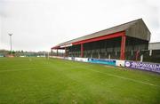 21 April 2007; The soon to be demolished 'cage' stand at Solitude. Carnegie Premier League, Cliftonville v Glentoran, Solitude, Belfast, Co. Antrim. Picture credit; Russell Pritchard / SPORTSFILE