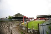 21 April 2007; The 'cage' stand at Solitude, which is soon to be demolished. Carnegie Premier League, Cliftonville v Glentoran, Solitude, Belfast, Co. Antrim. Picture credit; Russell Pritchard / SPORTSFILE