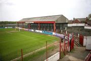 21 April 2007; The 'cage' stand at Solitude, as seen from the main stand. Carnegie Premier League, Cliftonville v Glentoran, Solitude, Belfast, Co. Antrim. Picture credit; Russell Pritchard / SPORTSFILE