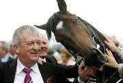 26 May 2007; Trainer Geoffrey Huffey with Cockney Rebel after winning the Boylesports Irish 2,000 Guineas. Curragh Racecourse, Co. Kildare. Picture credit: Brendan Moran / SPORTSFILE