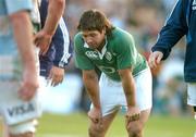 26 May 2007; Neil Best, Ireland, at the final whistle after defeat. Summer Tour, 1st Test, Argentina v Ireland, Colon Stadium, Santa Fe, Argentina. Picture credit: Pat Murphy / SPORTSFILE