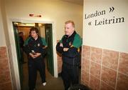 27 May 2007; Gerry McLoughlin, Leitrim Selector, waits outside the changing rooms. Bank of Ireland Connacht Senior Football Championship, London v Leitrim, Emerald Gaelic Grounds, Ruislip, London, England. Picture credit: Russell Pritchard / SPORTSFILE