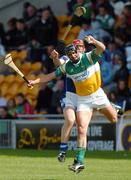 27 May 2007; Gary Hanniffy, Offaly, in action against Matthew Whelan, Laois. Guinness Leinster Hurling Championship, Offaly v Laois, O'Connor Park, Tullamore, Co. Offaly. Photo by Sportsfile