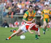 27 May 2007; Stephen Kernan, Armagh, in action against Barry Monaghan, Donegal . Bank of Ireland Ulster Senior Football Championship, Donegal v Armagh, MacCumhaill Park, Ballybofey, Co. Donegal. Picture credit: Oliver McVeigh / SPORTSFILE