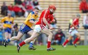 27 May 2007; Leigh Desmond, Cork, in action against Damien Kennedy, Clare. Munster Intermediate Hurling Championship Quarter-Final, Cork v Clare, Semple Stadium, Thurles, Co. Tipperary. Picture credit: Brendan Moran / SPORTSFILE
