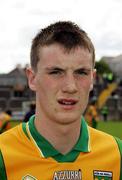 27 May 2007; Donegal captain Leo McCloone. ESB Ulster Minor Football Championship, Donegal v Armagh, MacCumhaill Park, Ballybofey, Co. Donegal. Picture credit: Oliver McVeigh / SPORTSFILE