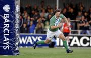 29 May 2007; Darren Cave, Ireland A, runs in for a try. Barclays Churchill Cup, Ireland A v New Zealand Maori, Sandy Park, Exeter, England. Picture credit: Richard Lane / SPORTSFILE