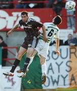 29 May 2007; Admir Softic, Cork City, in action against Danny O'Connor, Shamrock Rovers. eircom League of Ireland, Premier Division, Shamrock Rovers v Cork City, Tolka Park, Dublin. Picture credit: David Maher / SPORTSFILE