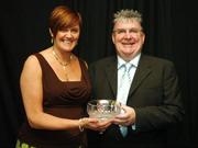 26 May 2007; At the Basketball Ireland annual awards are Mr and Mrs John Coughlan, who received the Media Award on behalf of the Evening Echo, Cork. Basketball Ireland Annual Awards 2007, Citywest Hotel, Conference, Leisure & Golf Resort, Saggart, Co Dublin. Picture credit: Brendan Moran / SPORTSFILE