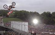 26 May 2007; Spain's Dany Torres in action at the Red Bull X-Fighters tour event. Red Bull X-Fighters, International Freestyle Motocross 2007, Slane Castle, Slane, Co. Meath. Photo by Sportsfile