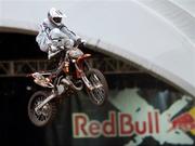 26 May 2007; USA's Ronnie Renner in action at the Red Bull X-Fighters tour event. Red Bull X-Fighters, International Freestyle Motocross 2007, Slane Castle, Slane, Co. Meath. Photo by Sportsfile
