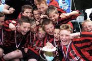 27 May 2007; The Cherry Orchard FC team celebrate with the cup after the match. Danone Nations Cup National Final 2007, Cherry Orchard FC v Wicklow Rovers, AUL Complex, Clonshaugh, Dublin. Picture credit: Brian Lawless / SPORTSFILE