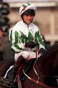 8 November 1998: Jockey Shane Kelly onboard Asas prior to the Alexander Hotel Handicap at at Leopardstown Racecourse in Dublin. Photo by Matt Browne/Sportsfile