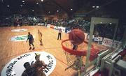 29 January 1999; A general view the action during the Men's Basketball Sprite Cup Semi-Final match between Denny Notre Dame and St Vincent's at the National Basketball Arena in Tallaght, Dublin. Photo by Brendan Moran/Sportsfile