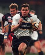 17 December 1999; Brian O'Driscoll of Leinster during the Heineken European Cup Pool 1 Round 4 game between Leinster and Stade Francais at Donnybrook in Dublin. Photo by Brendan Moran/Sportsfile