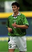 21 July 1999; Clive Clarke of Republic of Ireland during the UEFA European U18 Championship Finals Group B match between Republic of Ireland and Georgia at Grosvard Stadium in Finspang, Sweden. Photo by David Maher/Sportsfile