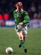 10 February 1999; Damien Duff of Republic of Ireland during the International Friendly match between Republic of Ireland and Paraguay at Lansdowne Road in Dublin. Photo by Matt Browne/Sportsfile