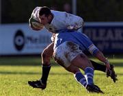 28 December 1999; Derek Dillon of Cork Constitution in action against Tom Tierney of Garryowen during the AIB All-Ireland League Division 1 match between Cork Constitution and Garryowen at Temple Hill in Cork. Photo by Brendan Moran/Sportsfile