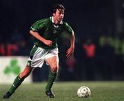 10 February 1999; Gary Breen of Republic of Ireland during the International Friendly match between Republic of Ireland and Paraguay at Lansdowne Road in Dublin. Photo by Ray McManus/Sportsfile