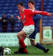 3 January 2000; James Keddy of Shelbourne during the Eircom League Premier Division match between Shelbourne and Waterford United at Tolka Park in Dublin. Photo by David Maher/Sportsfile