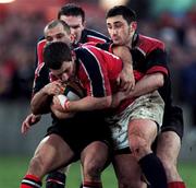 8 January 2000; Munster's Jason Holland during the Heineken Cup Pool 4 Round 5 match between Munster and Saracens at Thomond Park in Limerick. Photo by Brendan Moran/Sportsfile