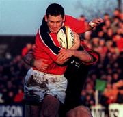 8 January 2000; Munster's Jason Holland during the Heineken Cup Pool 4 Round 5 match between Munster and Saracens at Thomond Park in Limerick. Photo by Ray Lohan/Sportsfile
