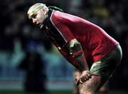 8 January 2000; John Hayes of Munster during the Heineken Cup Pool 4 Round 5 match between Munster and Saracens at Thomond Park in Limerick. Photo by Brendan Moran/Sportsfile