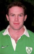 25 January 2000; John Kelly during an Ireland A squad portraits session. Photo by Matt Browne/Sportsfile