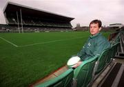 19 January 2000; Liam Hennessy poses for a portrait, at Lansdowne Road in Dublin, where he was announced at the Irish Rugby Football Union National Director of Fitness. Photo by Brendan Moran/Sportsfile
