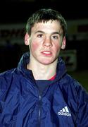 21 January 2000; Sean Malee of Galway United prior to the Eircom League Premier Division match between St Patrick's Athletic and Galway United at Richmond Park in Dublin. Photo by Ray McManus/Sportsfile