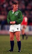 8 January 2000; Referee Nigel Williams during the Heineken Cup Pool 4 Round 5 match between Munster and Saracens at Thomond Park in Limerick. Photo by Brendan Moran/Sportsfile