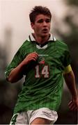 24 November 1999; Shaun Byrne of Republic of Ireland during the UEFA U18 Championship Preliminary Round match between Malta and Republic of Ireland at Hibernians Football Ground in Paola, Malta. Photo by David Maher/Sportsfile