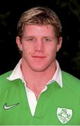 25 January 2000; Simon Easterby during an Ireland A squad portraits session. Photo by Matt Browne/Sportsfile