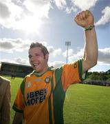 27 May 2007; Kevin Cassidy, Donegal, celebrates the last minute goal after the game. Bank of Ireland Ulster Senior Football Championship, Donegal v Armagh, MacCumhaill Park, Ballybofey, Co. Donegal. Picture credit: Oliver McVeigh / SPORTSFILE