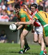 27 May 2007; Paddy Campbell, Donegal, in action against Oisin McConville, Armagh. Bank of Ireland Ulster Senior Football Championship, Donegal v Armagh, MacCumhaill Park, Ballybofey, Co. Donegal. Picture credit: Oliver McVeigh / SPORTSFILE