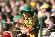 27 May 2007; A young Donegal supporter. Bank of Ireland Ulster Senior Football Championship, Donegal v Armagh, MacCumhaill Park, Ballybofey, Co. Donegal. Picture credit: Oliver McVeigh / SPORTSFILE