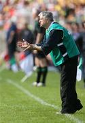 27 May 2007; Donegal manager Brian McIver urges his players on. Bank of Ireland Ulster Senior Football Championship, Donegal v Armagh, MacCumhaill Park, Ballybofey, Co. Donegal. Picture credit: Oliver McVeigh / SPORTSFILE