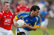 27 May 2007; Tony Hannon, Wicklow, in action against Alan Page, Louth. Bank of Ireland Leinster Senior Football Championship Replay, Louth v Wicklow, Parnell Park, Dublin. Picture credit: Matt Browne / SPORTSFILE