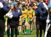 27 May 2007; Donegal's Rory Kavanagh and Christy Toye in the pre-match parade. Bank of Ireland Ulster Senior Football Championship, Donegal v Armagh, MacCumhaill Park, Ballybofey, Co. Donegal. Picture credit: Oliver McVeigh / SPORTSFILE