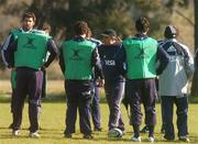 30 May 2007; Argentina head coach Marcelo Loffreda speaks to his players during squad training. Argentina Rugby training, Pilar, Argentina. Picture credit: Pat Murphy / SPORTSFILE