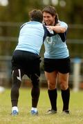 31 May 2007; Ireland's Isaac Boss and Brian Carney, left, warm up during squad training. Ireland Rugby Squad Training, Centro Naval, Buenos Aires, Argentina. Picture credit: Pat Murphy / SPORTSFILE